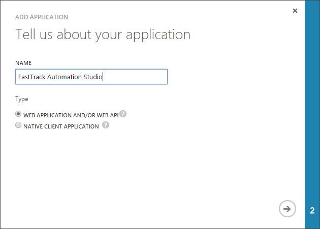 Microsoft Azure AD / Office 365 add application #3